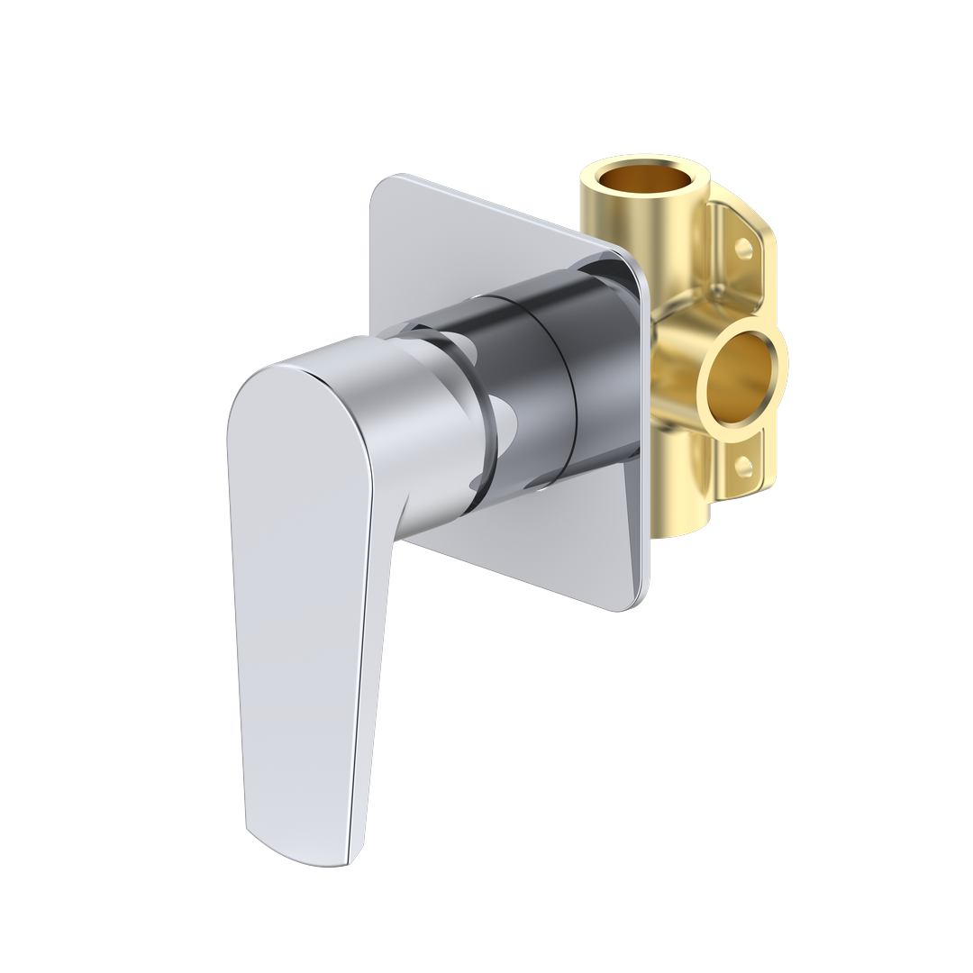 Leader Shower Wall Mixer - Chrome Plated image display sequence frame - 6