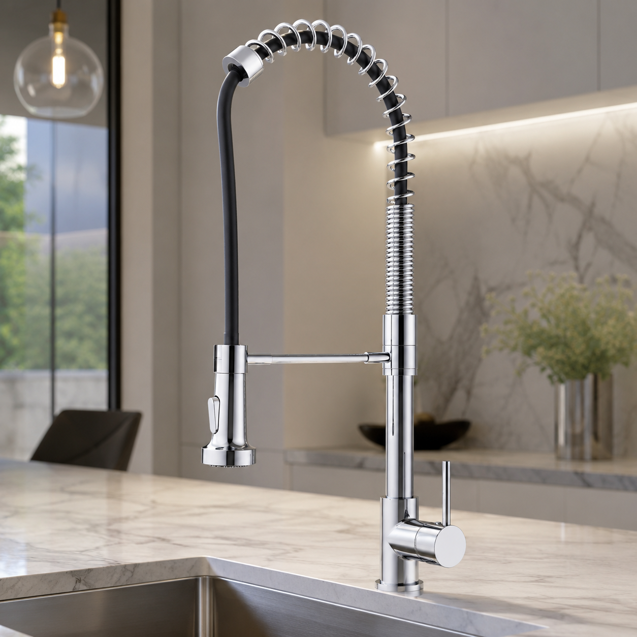 Trvaller Kitchen Mixer - Chrome Plated