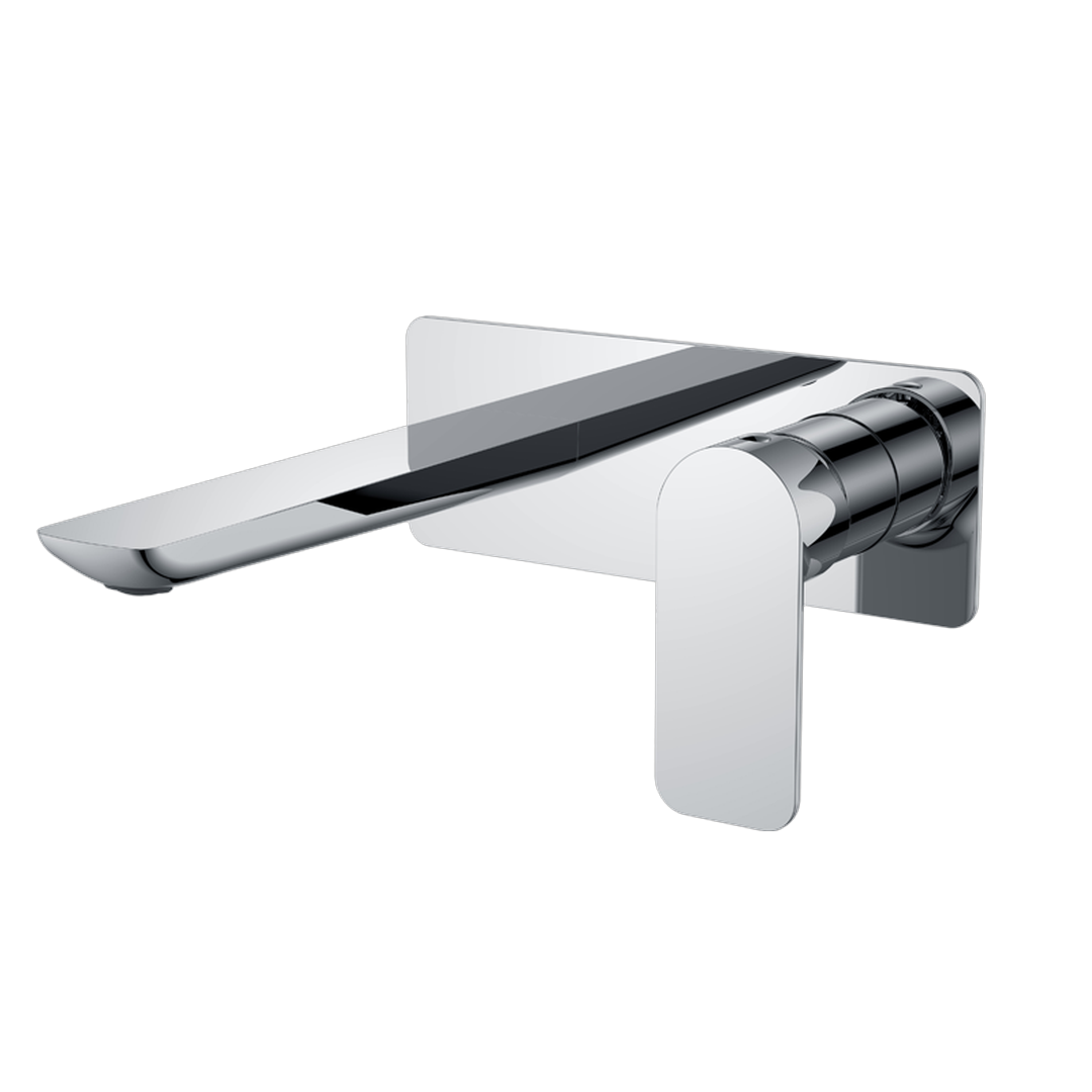 Edge Basin Wall Mixer With Spout - Chrome Plated image display sequence frame - 4