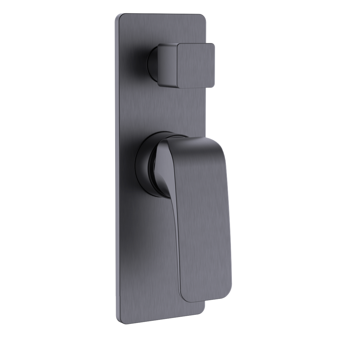 Trvaller Shower Wall Mixer With Diverter  - Gunmetal Grey alternate view