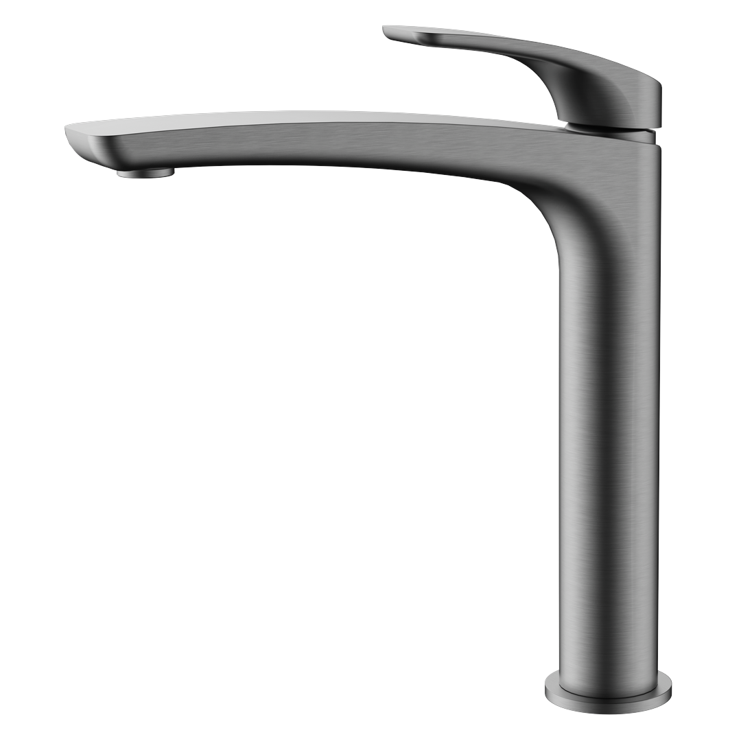 Trvaller Tower Basin Mixer - Gunmetal Grey image display sequence frame - 6