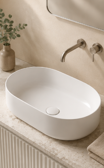 Pamir Black Counter-top Basin