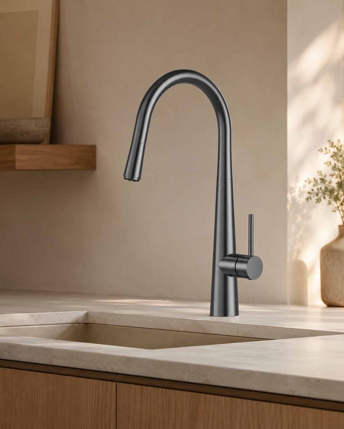 Edge Pull-Out Kitchen  Mixer - Gunmetal Grey