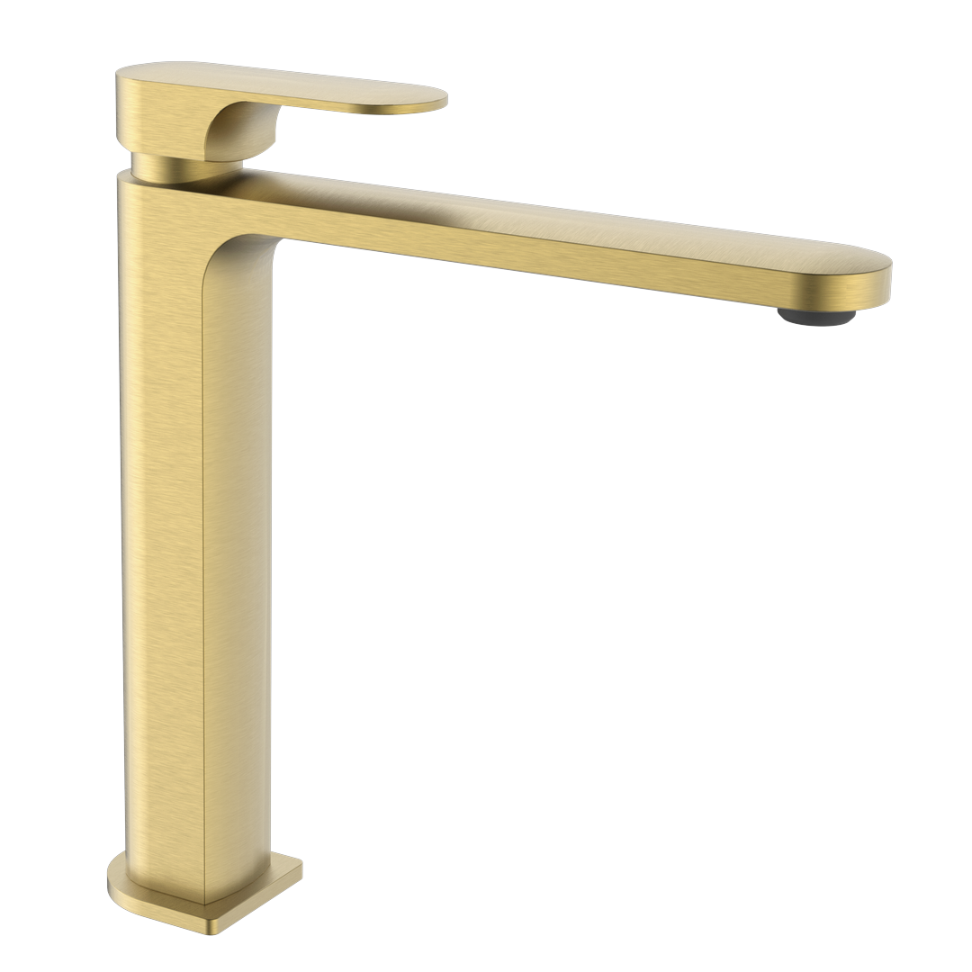 Sonar Tower Basin Mixer - Brushed Gold image display sequence frame - 6