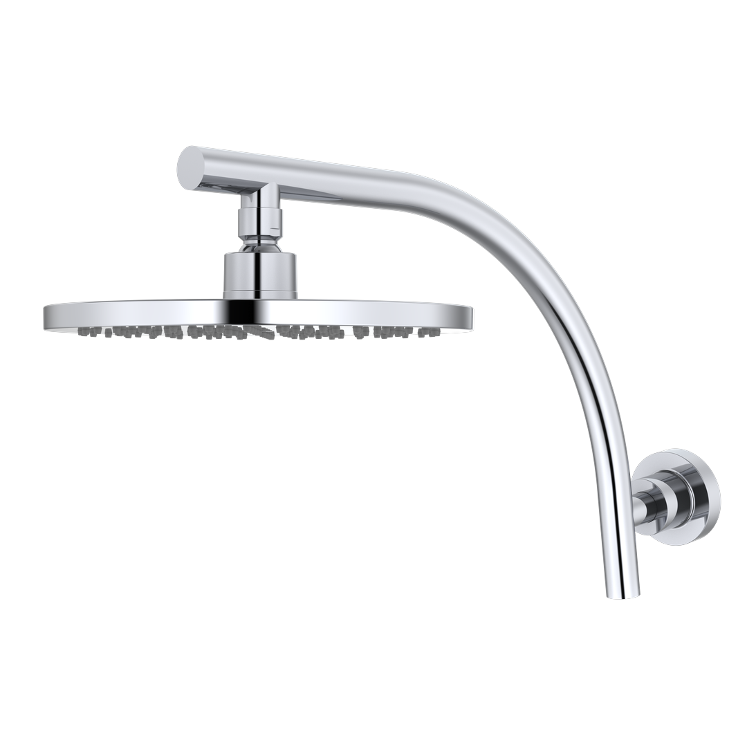 Val Round Arm and Head Shower Set - Chrome Plated alternate view
