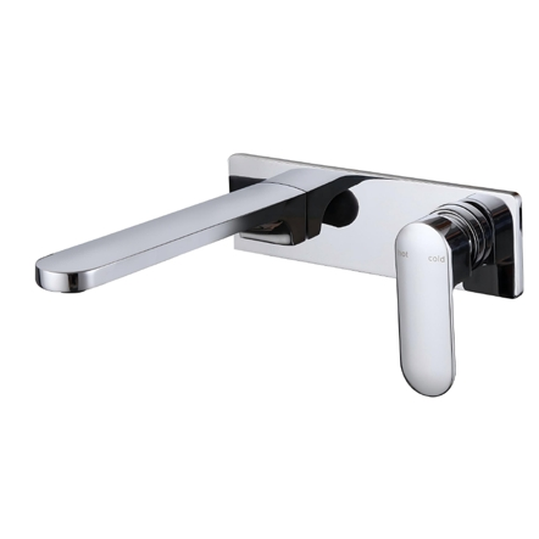 Sonar Basin Wall Mixer With Spout - Chrome Plated alternate view