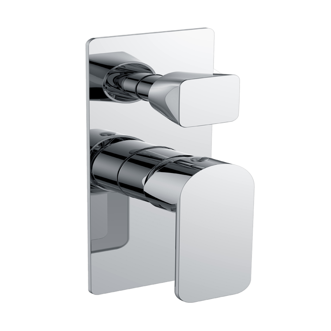 Edge Shower Wall Mixer With Diverter  - Chrome Plated alternate view