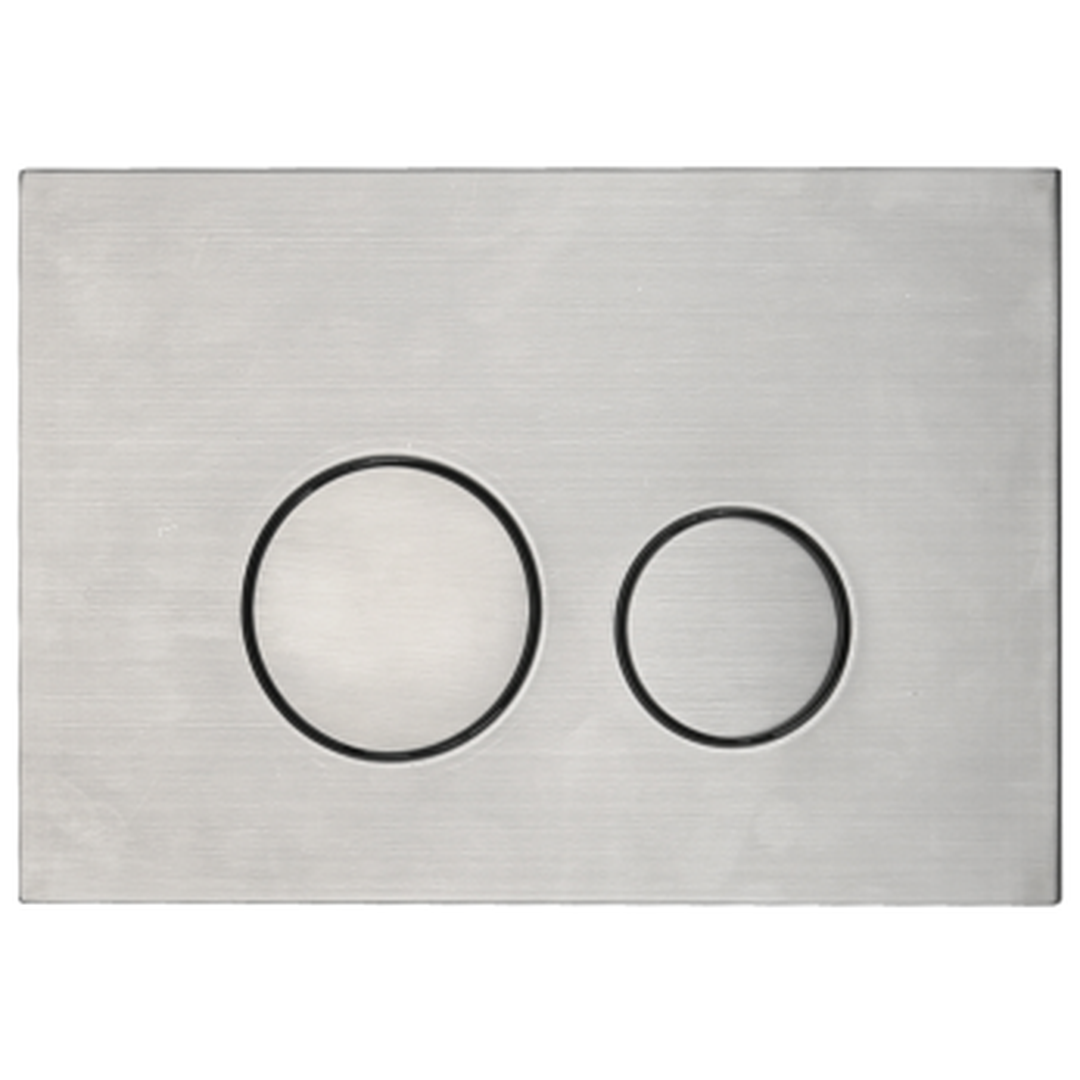 Elite Toilet Button Round - Brushed Stainless Steel image display sequence frame - 4