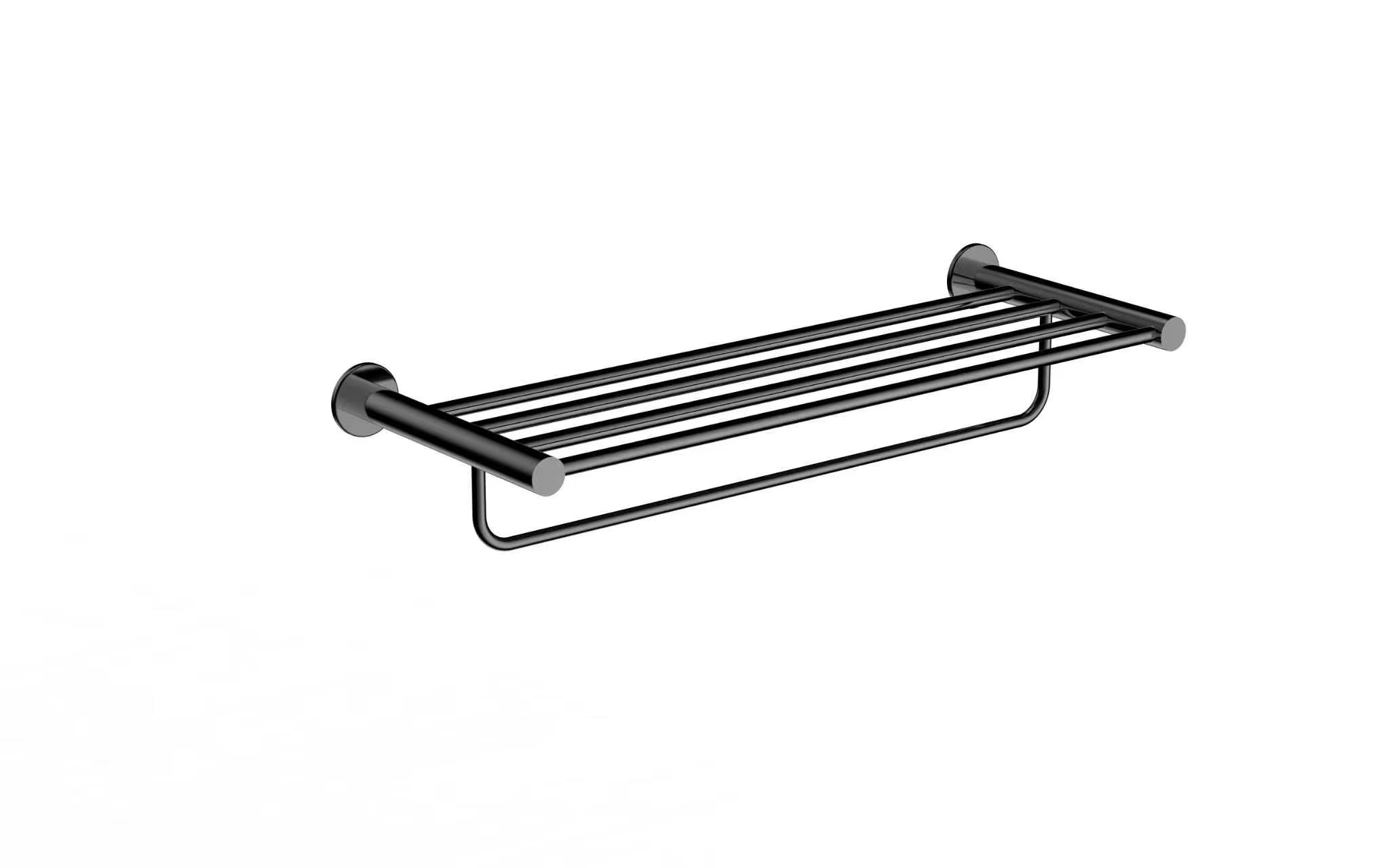 Leader Towel Shelf - Matte Black alternate view