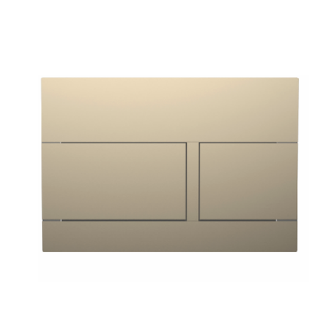 Caka Rectangler Toilet Button  - Champagne Gold alternate view