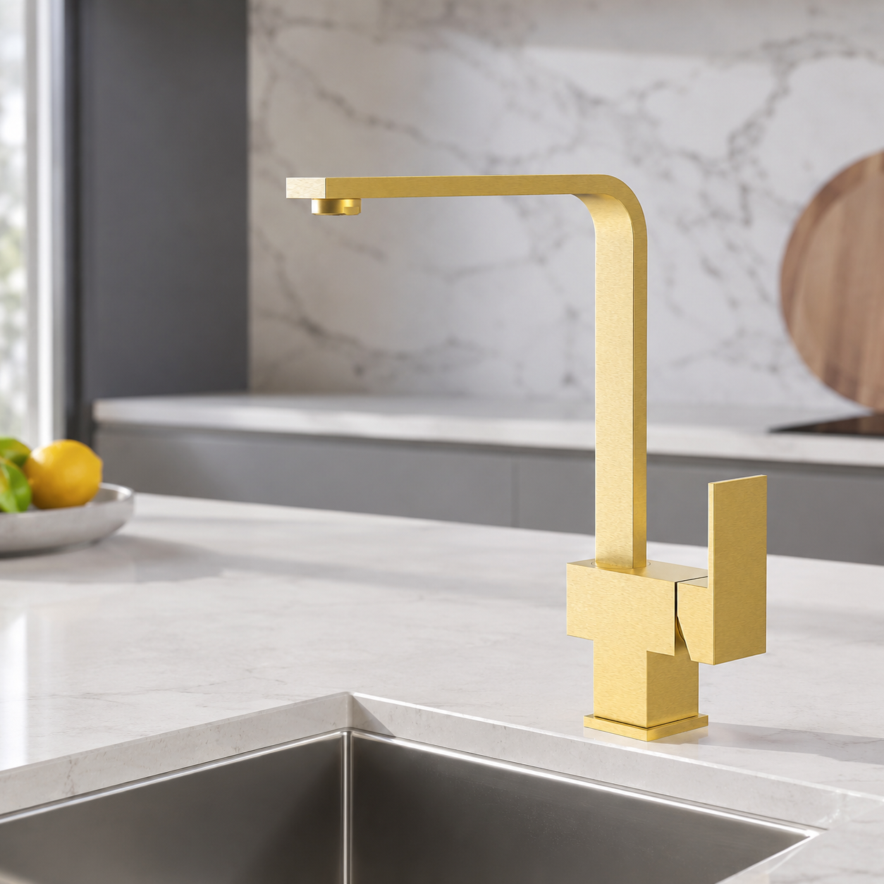 Sonar Kitchen Mixer - Brushed Gold