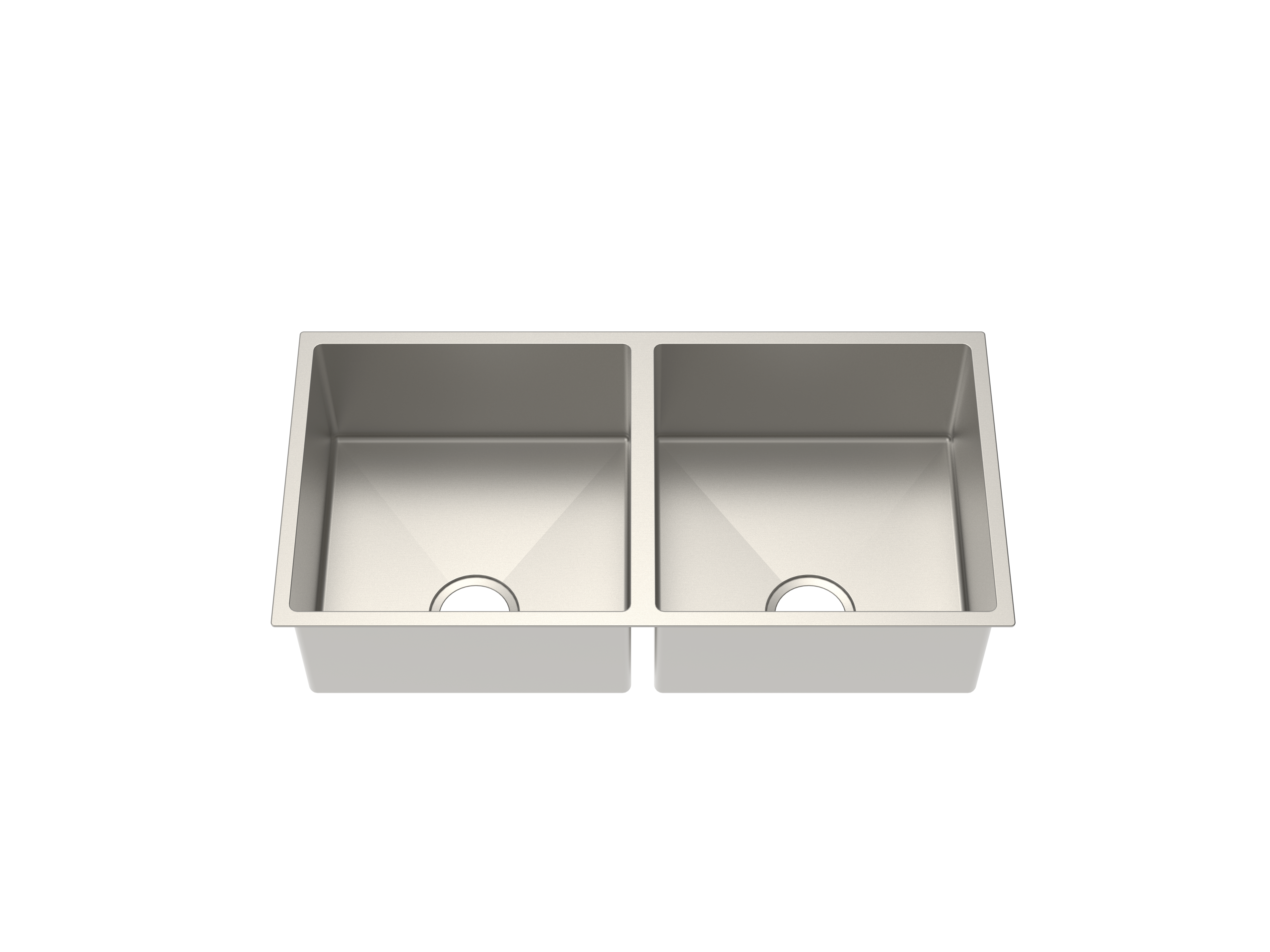 Sonar Hand-Made Double Kitchen Sink - Grey alternate view