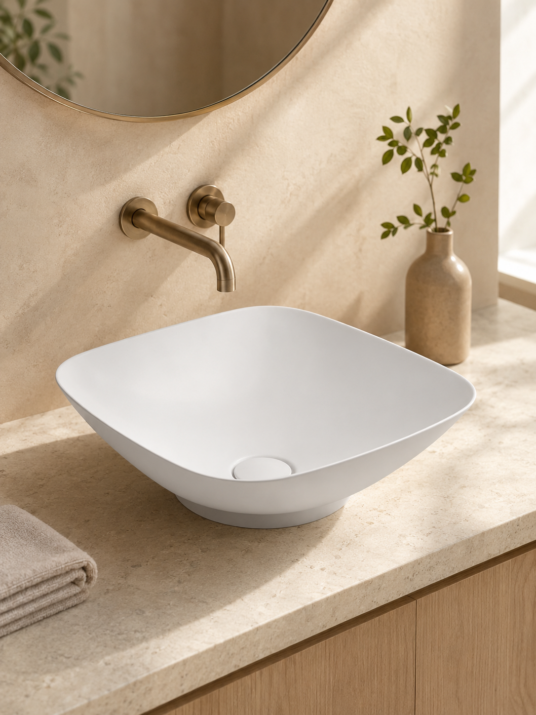 Pamir Square Counter-top Basin