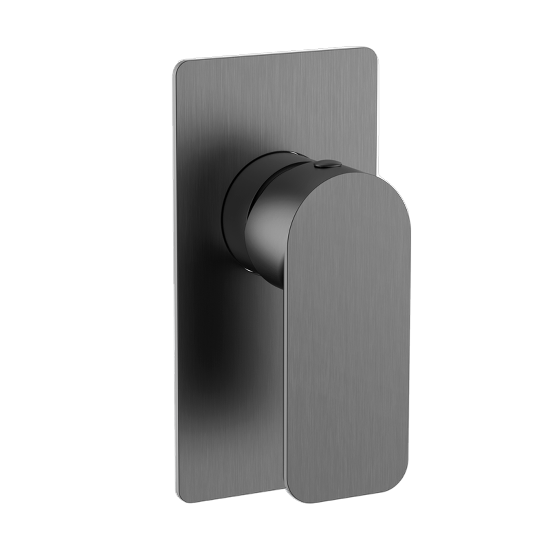 Edge Shower Wall Mixer - Gunmetal Grey image display sequence frame - 4